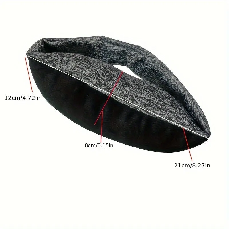 2-In-1 Travel Nap Pillow & Eye Mask: Comfortable Neck Support - TJRWO9Q