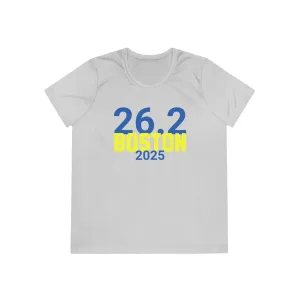 26.2 Boston 2025 - Women's Moisture Wicking Tee