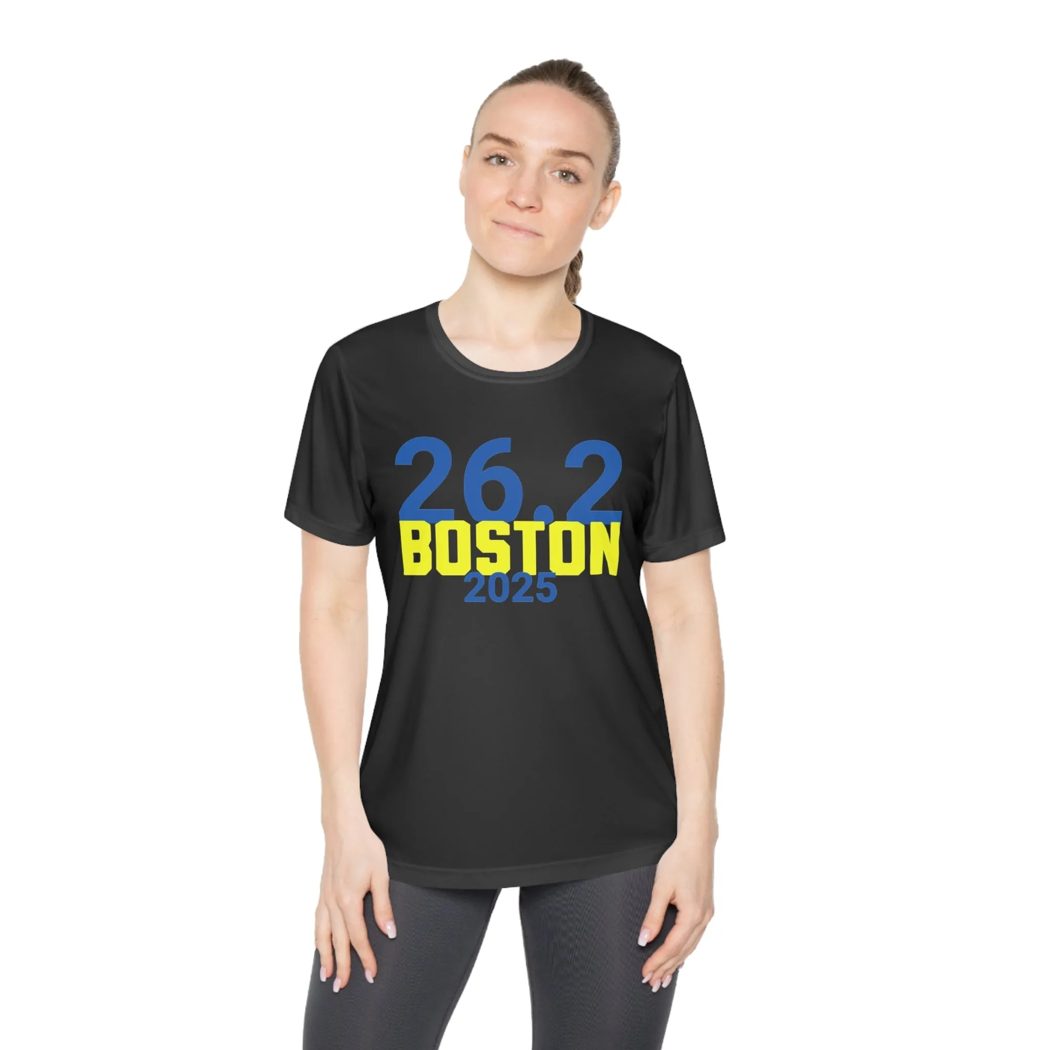 26.2 Boston 2025 - Women's Moisture Wicking Tee