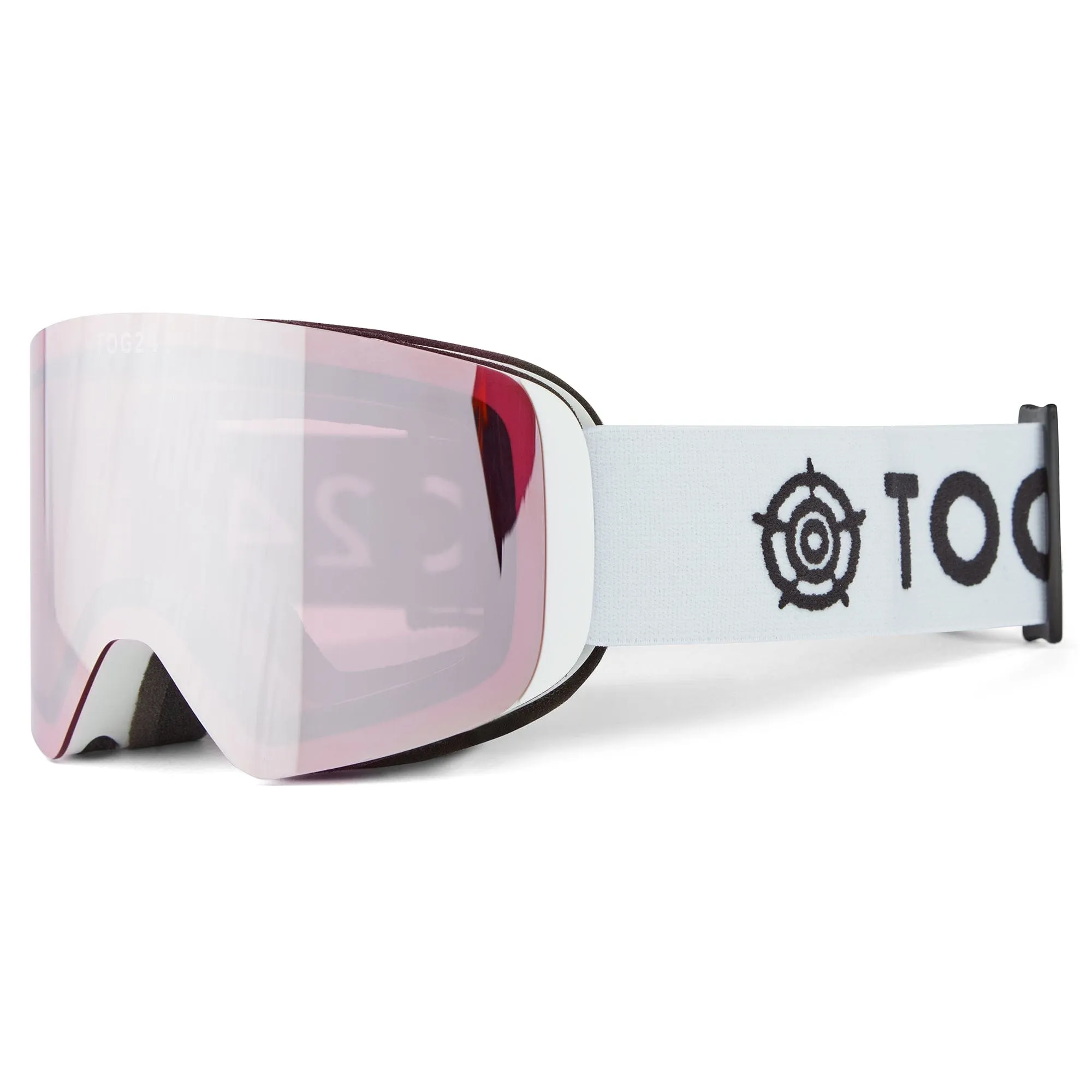 Arosa Goggles - Matt White/Vermillion