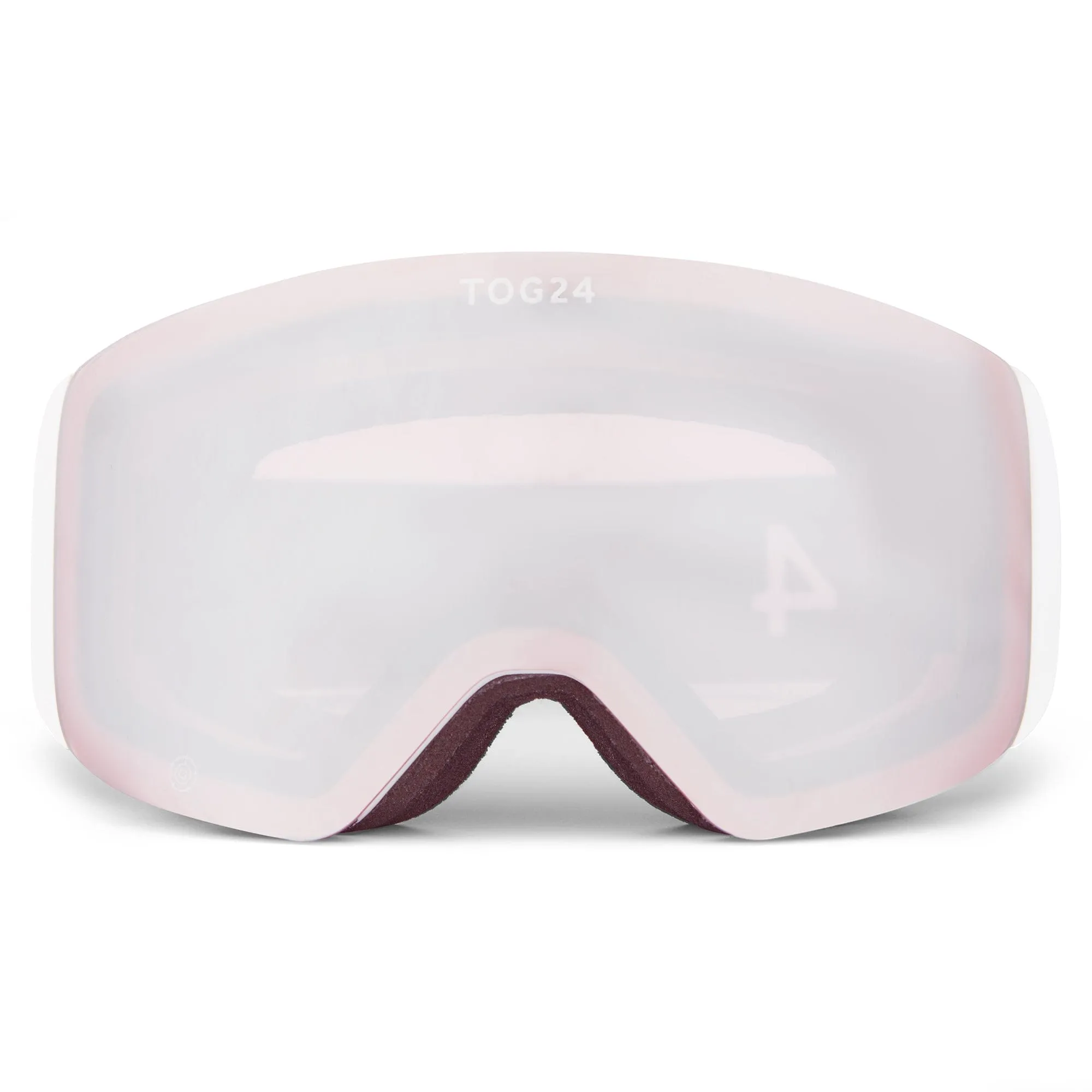 Arosa Goggles - Matt White/Vermillion
