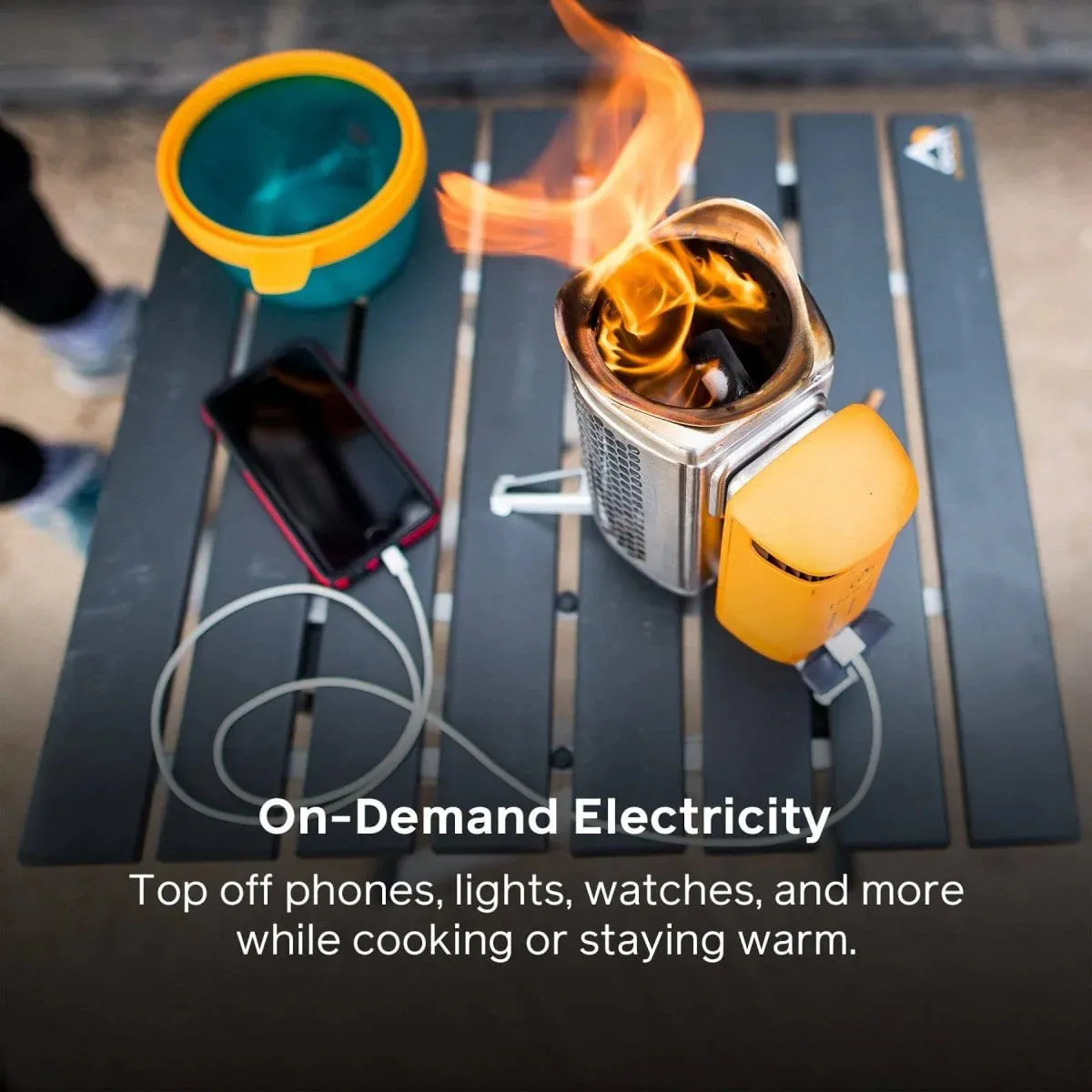 BioLite CampStove 2  Electricity Generating Wood Camp Stove