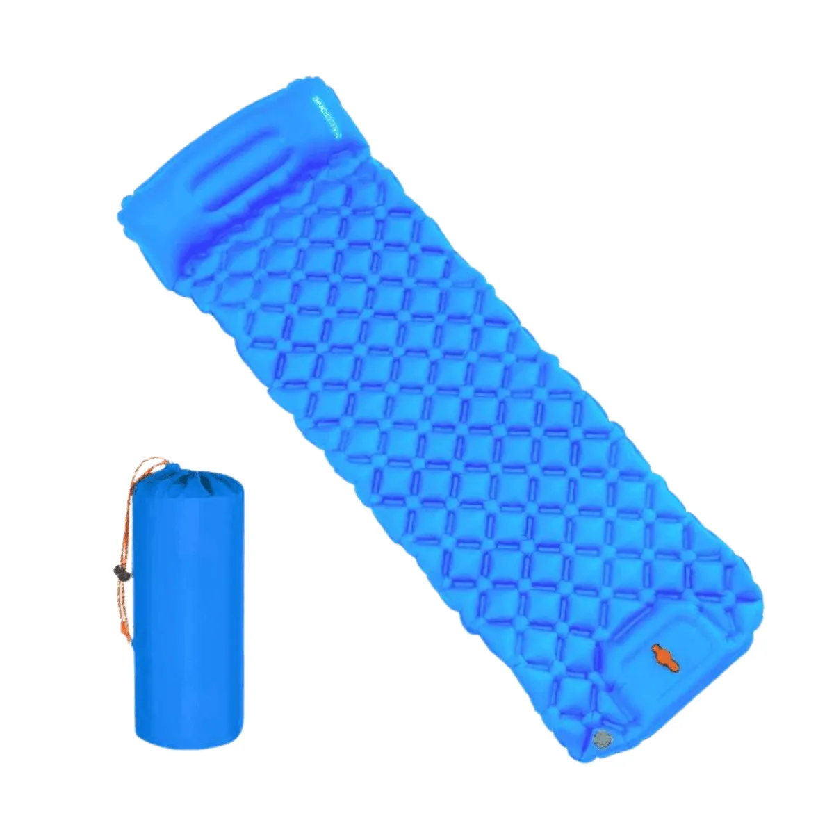 Camping Sleeping Pad with Built-in Pump, Ultralight & Waterproof, 75x23in Sleeping Surface, Compact & Portable for Hiking and Camping