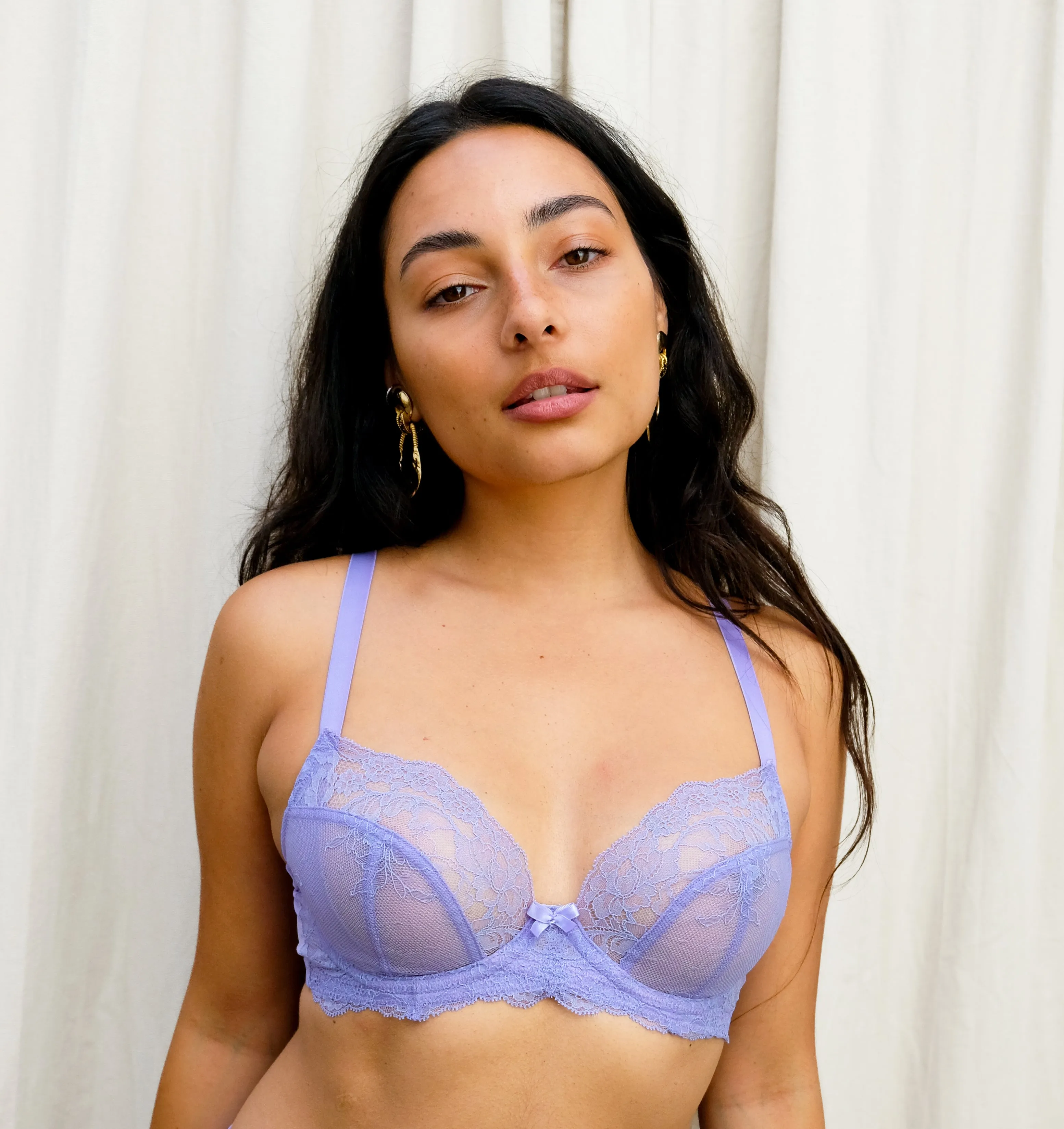 D  Lace Plunge [Lavender]