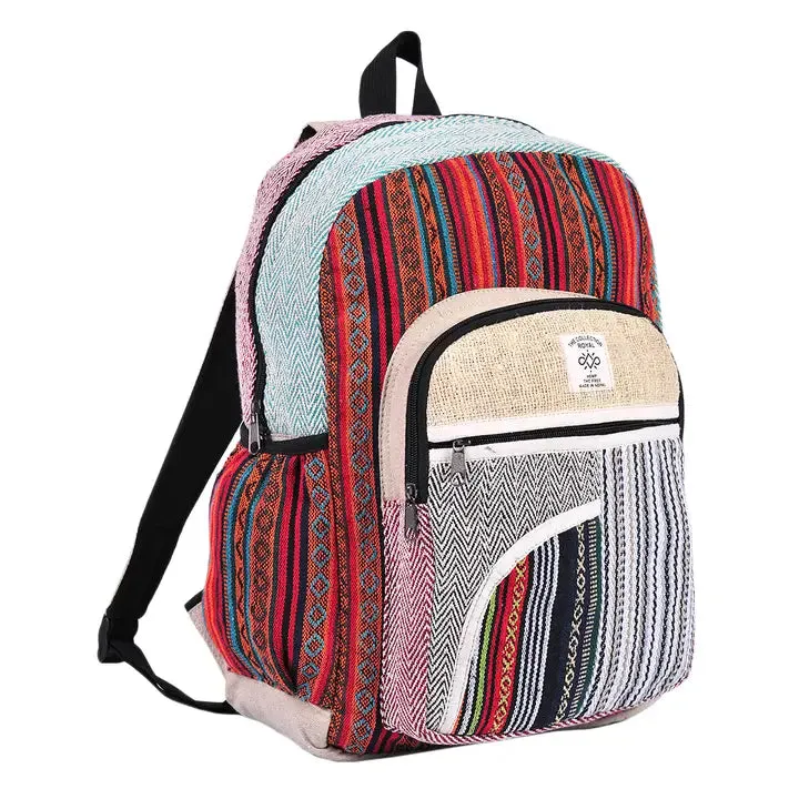 Hippie Boho Cotton Daypack Backpack