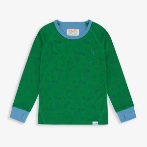 Kids Thermal Top Green
