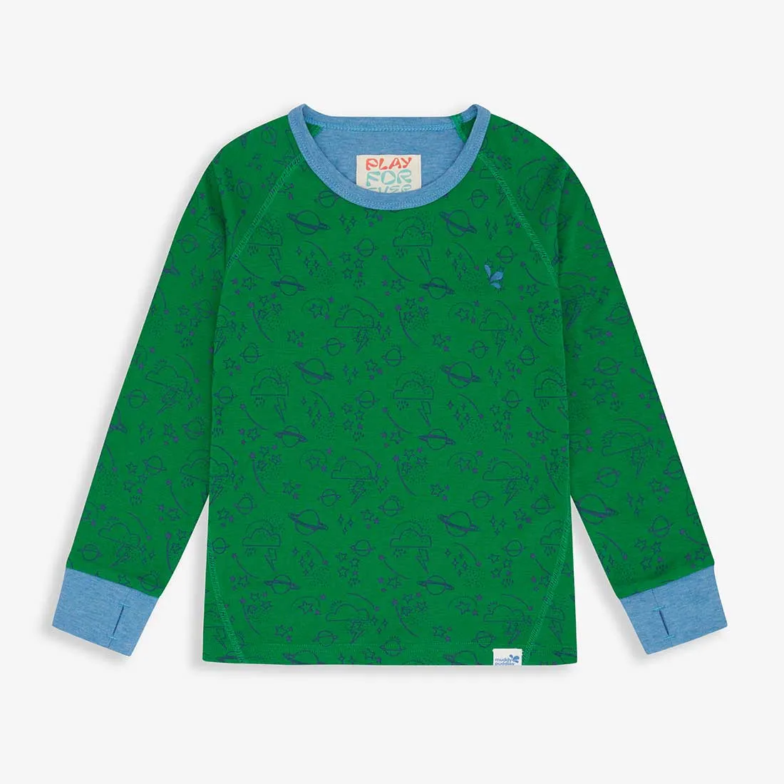 Kids Thermal Top Green
