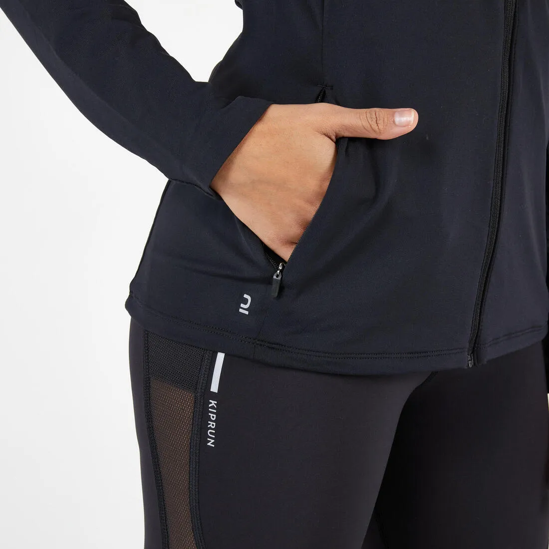 Kiprun Women's Running Breathable Jacket - Black