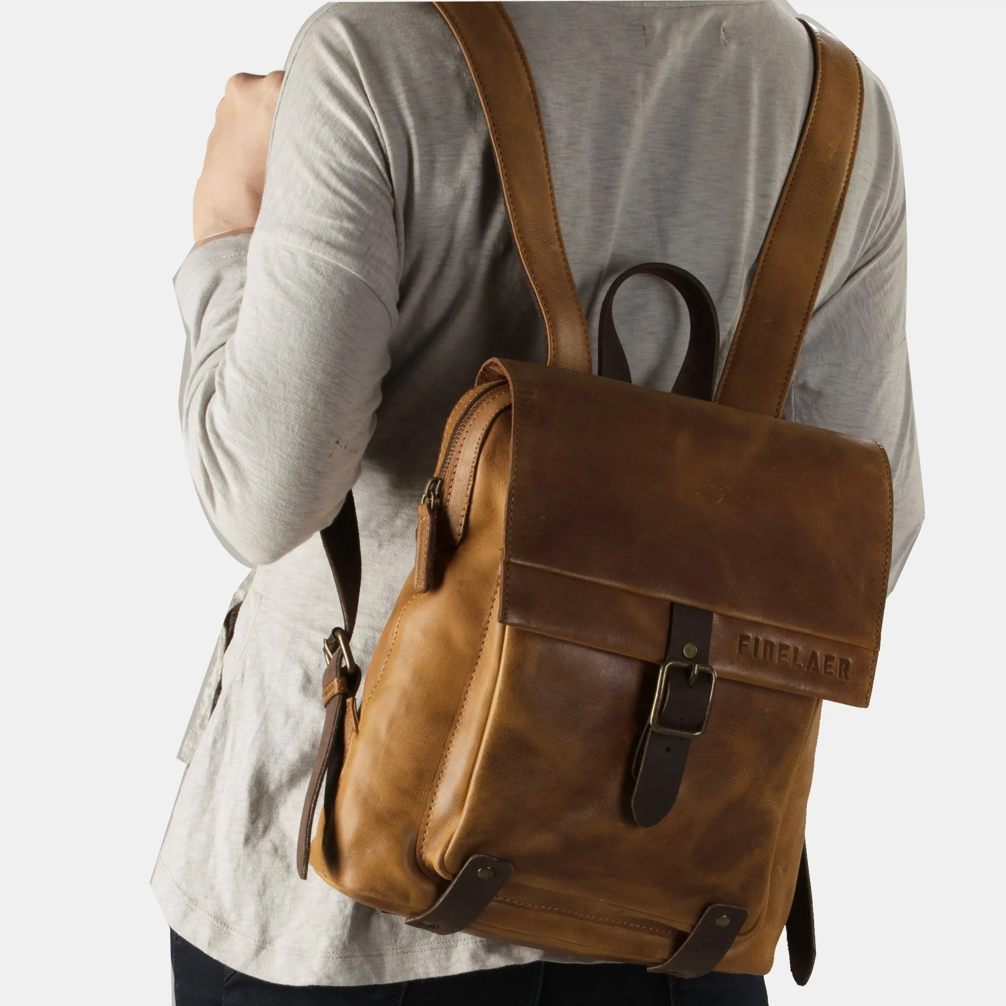 Leather Hiking Vintage Backpack