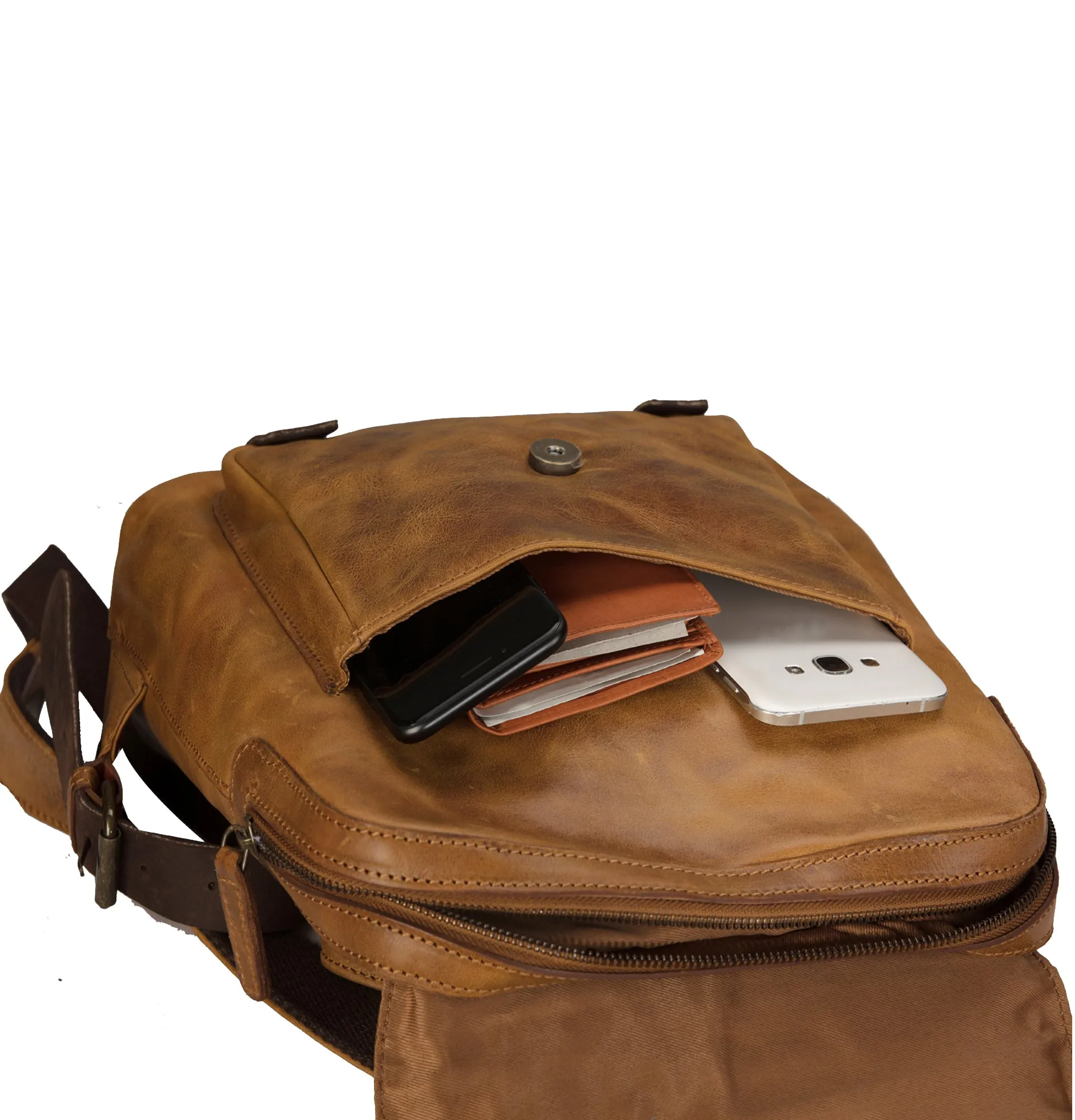 Leather Hiking Vintage Backpack