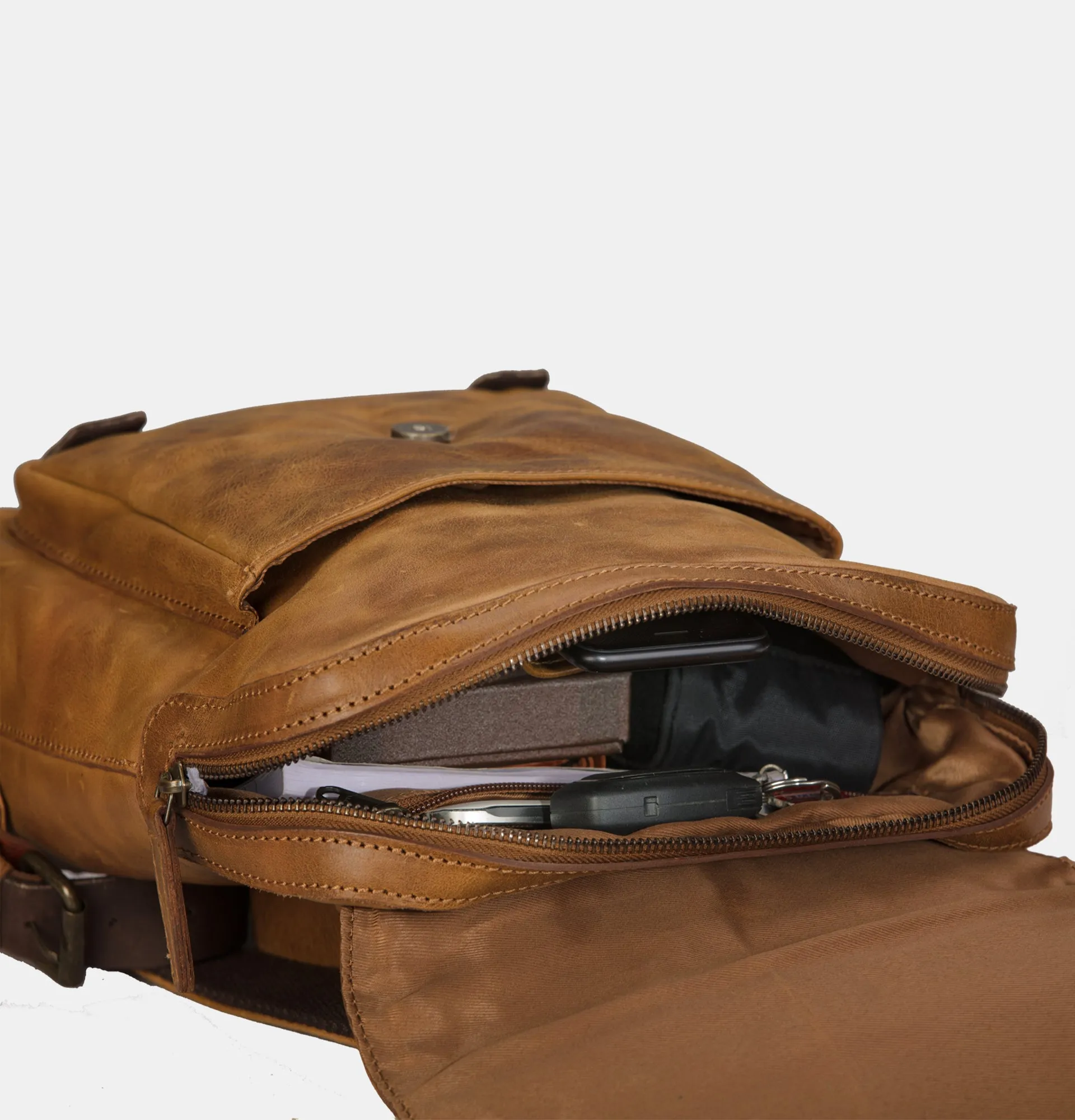 Leather Hiking Vintage Backpack