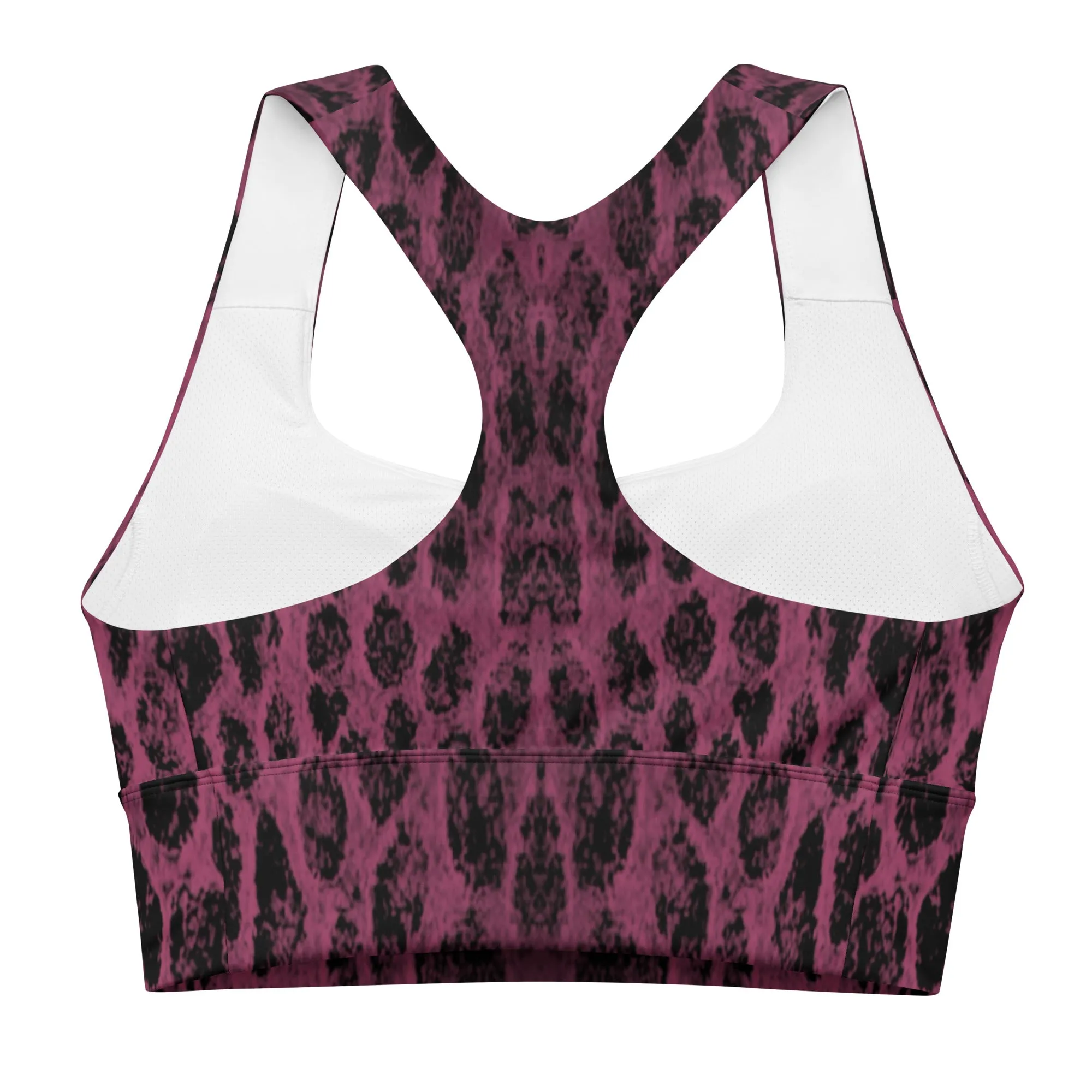 Leopard print longline sports bra, lioness-love