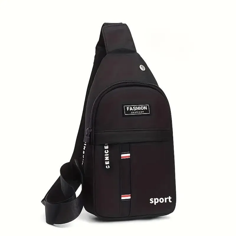 Men's Casual Waterproof Oxford Sling Chest Bag