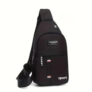 Men's Casual Waterproof Oxford Sling Chest Bag