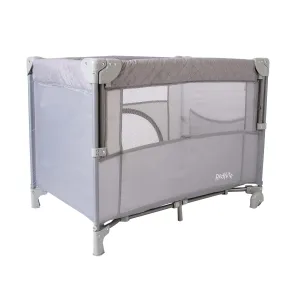 Red Kite Dreamer Bedside Travel Crib Quilt Grey