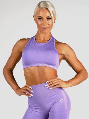 Ryderwear Seamless Sports Bra - Purple Marl