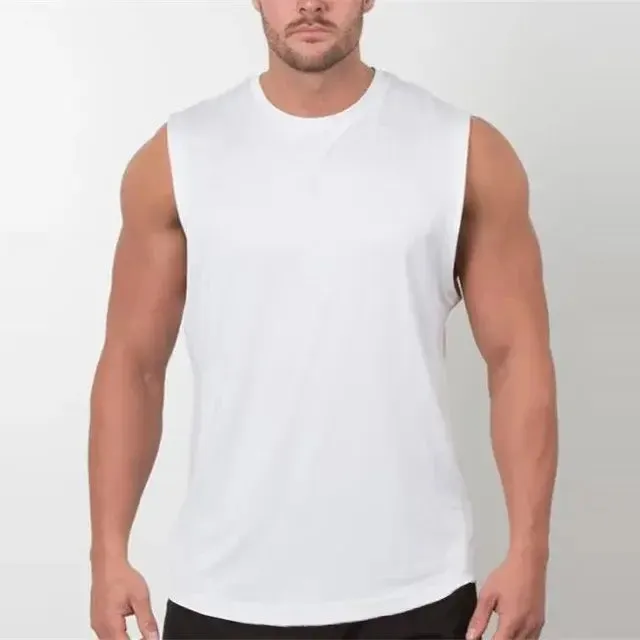 Sleek Men's Gym Stringer Vest