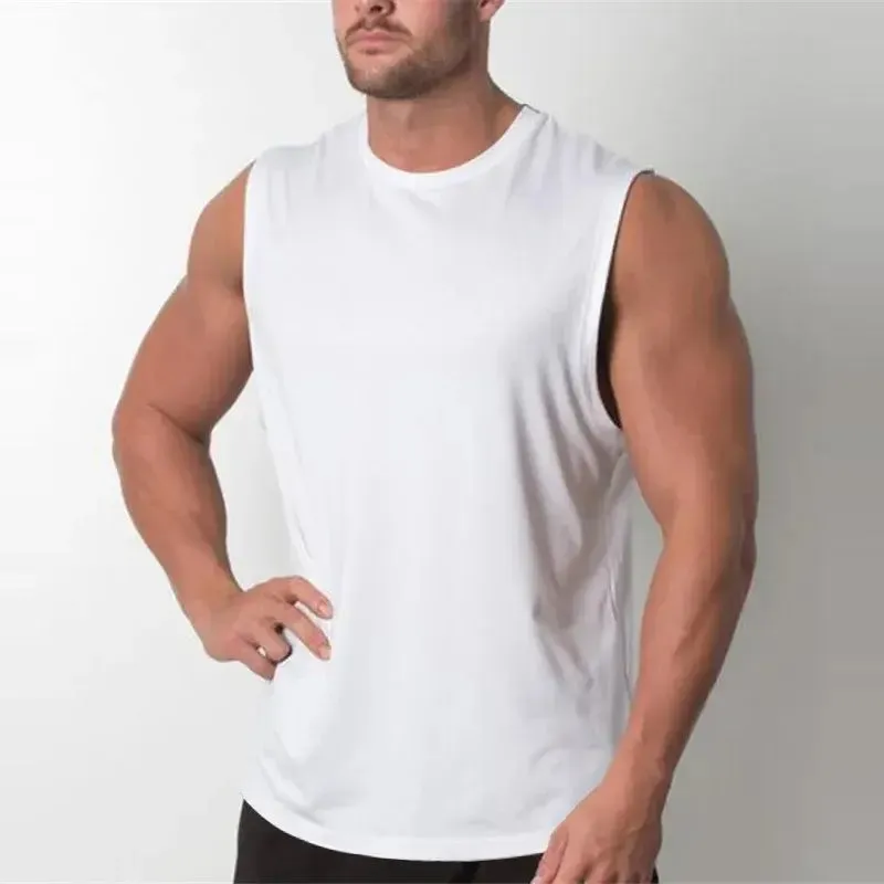 Sleek Men's Gym Stringer Vest