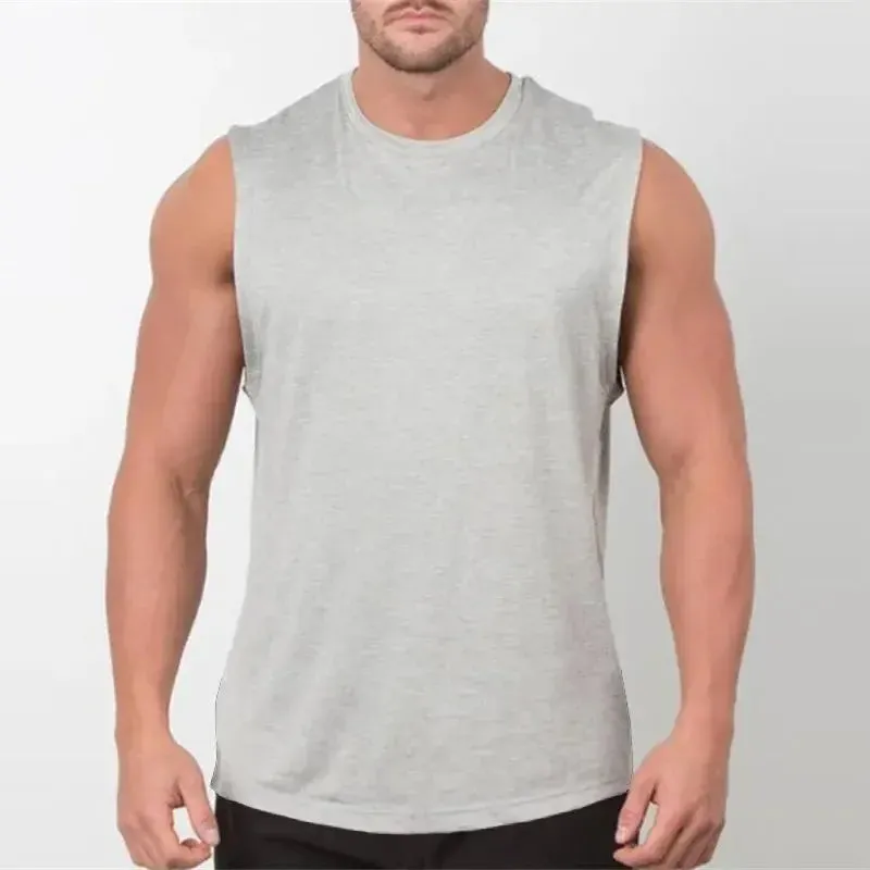 Sleek Men's Gym Stringer Vest