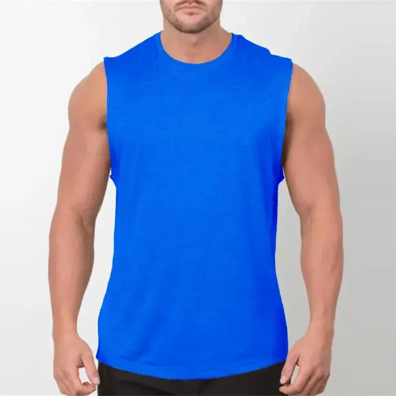 Sleek Men's Gym Stringer Vest