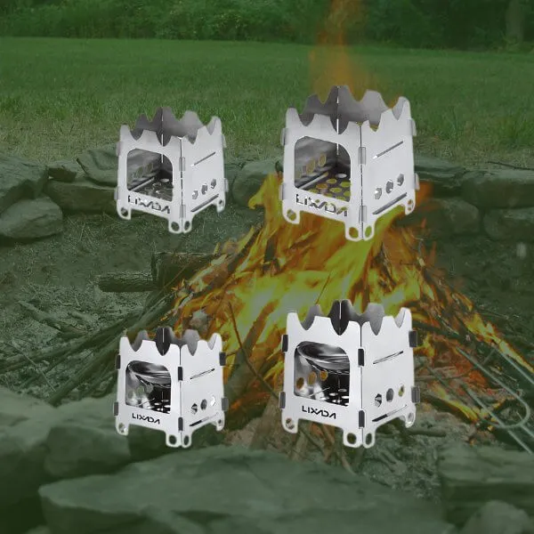 Titanium Portable Ultralight Folding Wood Stove