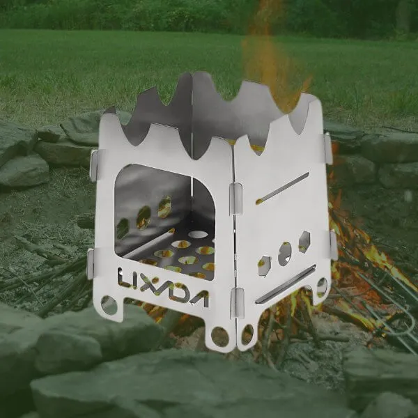 Titanium Portable Ultralight Folding Wood Stove