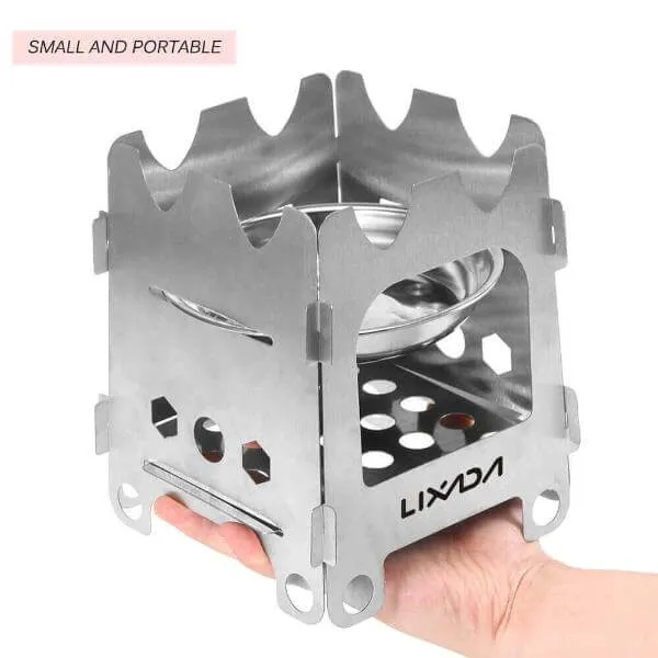 Titanium Portable Ultralight Folding Wood Stove