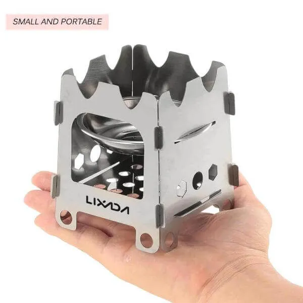 Titanium Portable Ultralight Folding Wood Stove