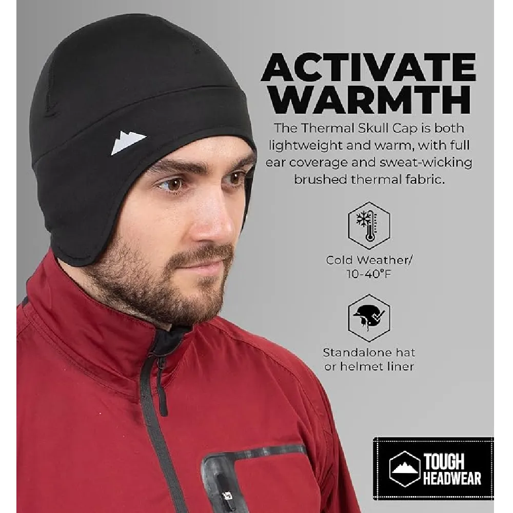 Tough Headwear Helmet Liner Skull Cap | Thermal Retention & Moisture Wicking