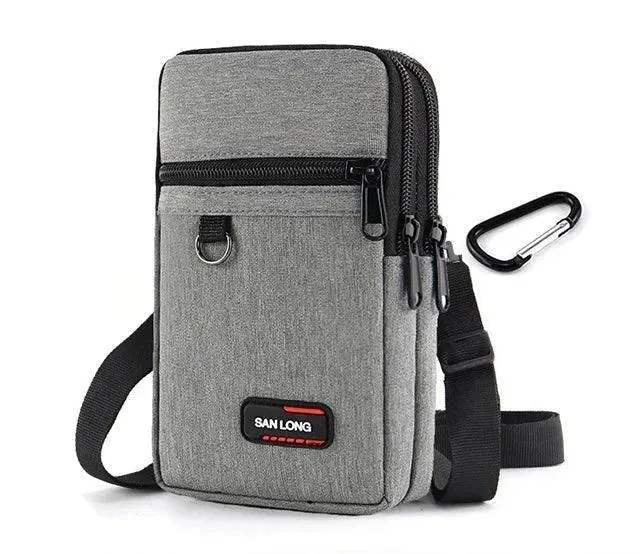 Waterproof Hiking Waist Bag, Lightweight, Durable Oxford Cloth, Fits Phones Up to 7.2in, Spacious, Non-Slip, Perfect for Travel and Outdoor Adventures