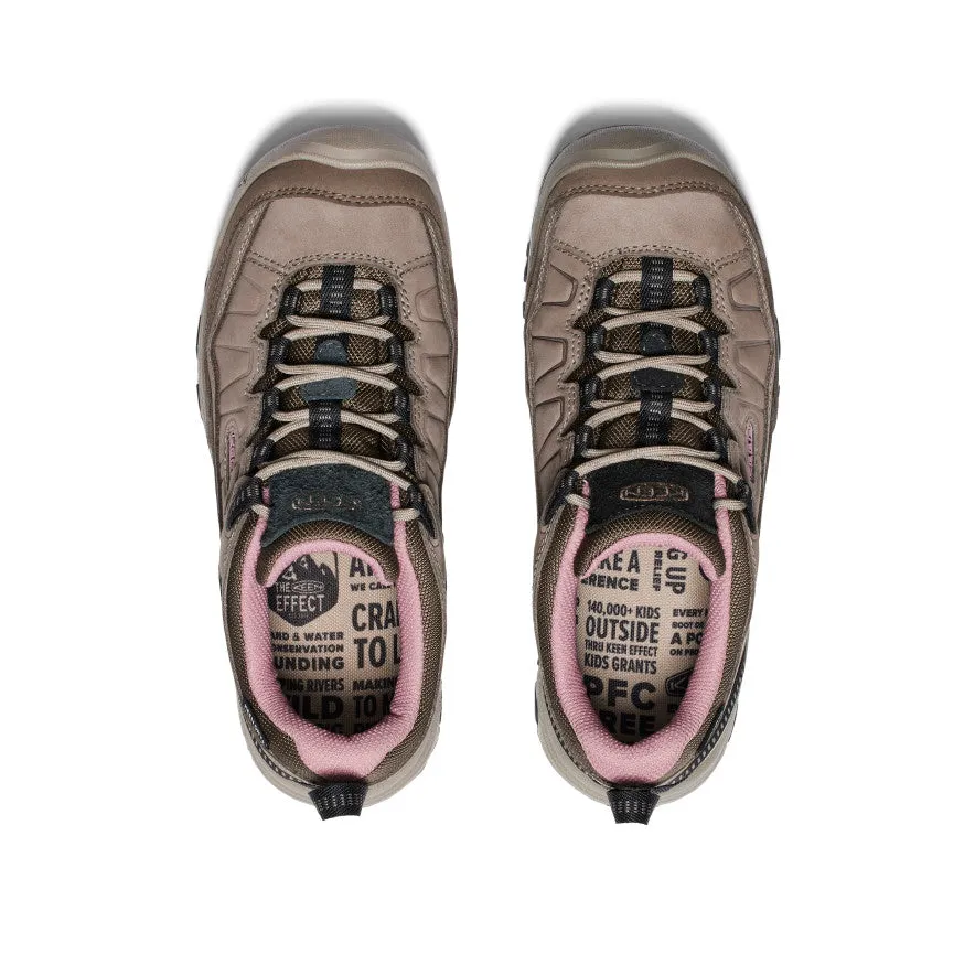 Women's Targhee IV Waterproof Hiking Shoe  |  Brindle/Nostalgia Rose
