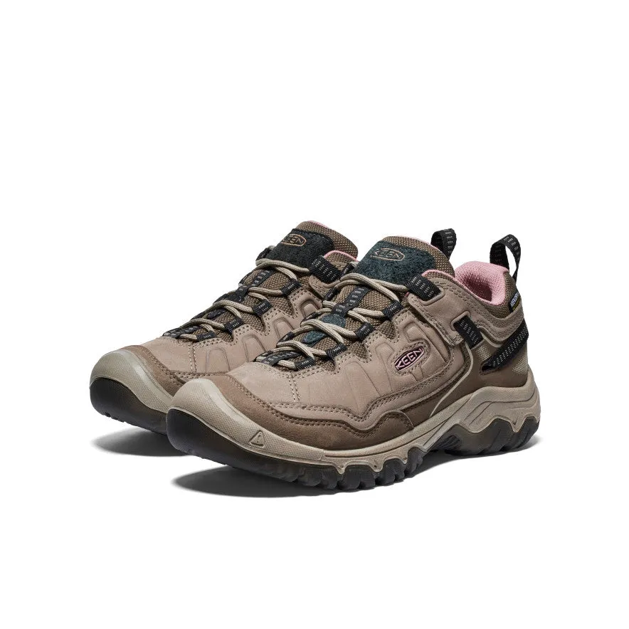 Women's Targhee IV Waterproof Hiking Shoe  |  Brindle/Nostalgia Rose